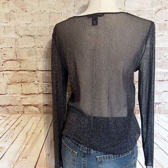 Victorias Secret glitter mesh top - Picture 3 of 6